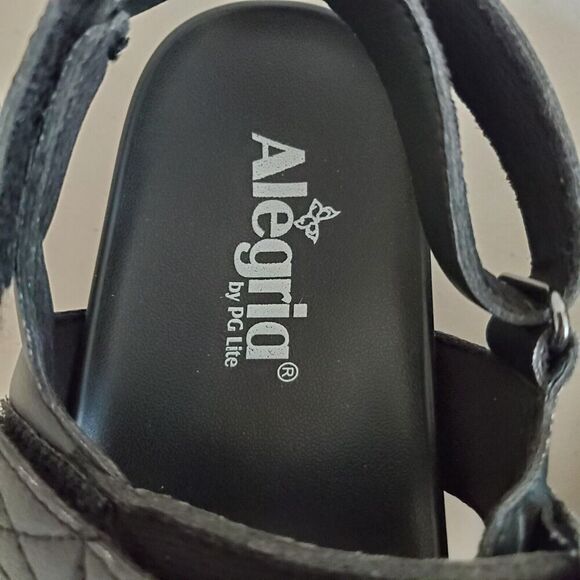 Alegria PG Lite Henlee Backstrap Sport Platform Sandals Hook & Loop 6/6.5 EU 36 - Picture 9 of 10